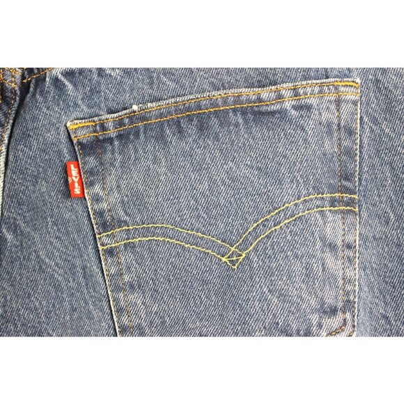 nwt LEVI'S® Premium 501 The Original ‘90s Mid-Rise Straight-Leg Blue Jean (31) - Picture 10 of 16